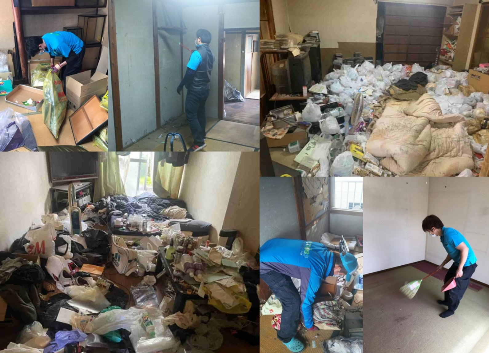 名古屋のゴミ屋敷の片付け･清掃ならプロにお任せ!!