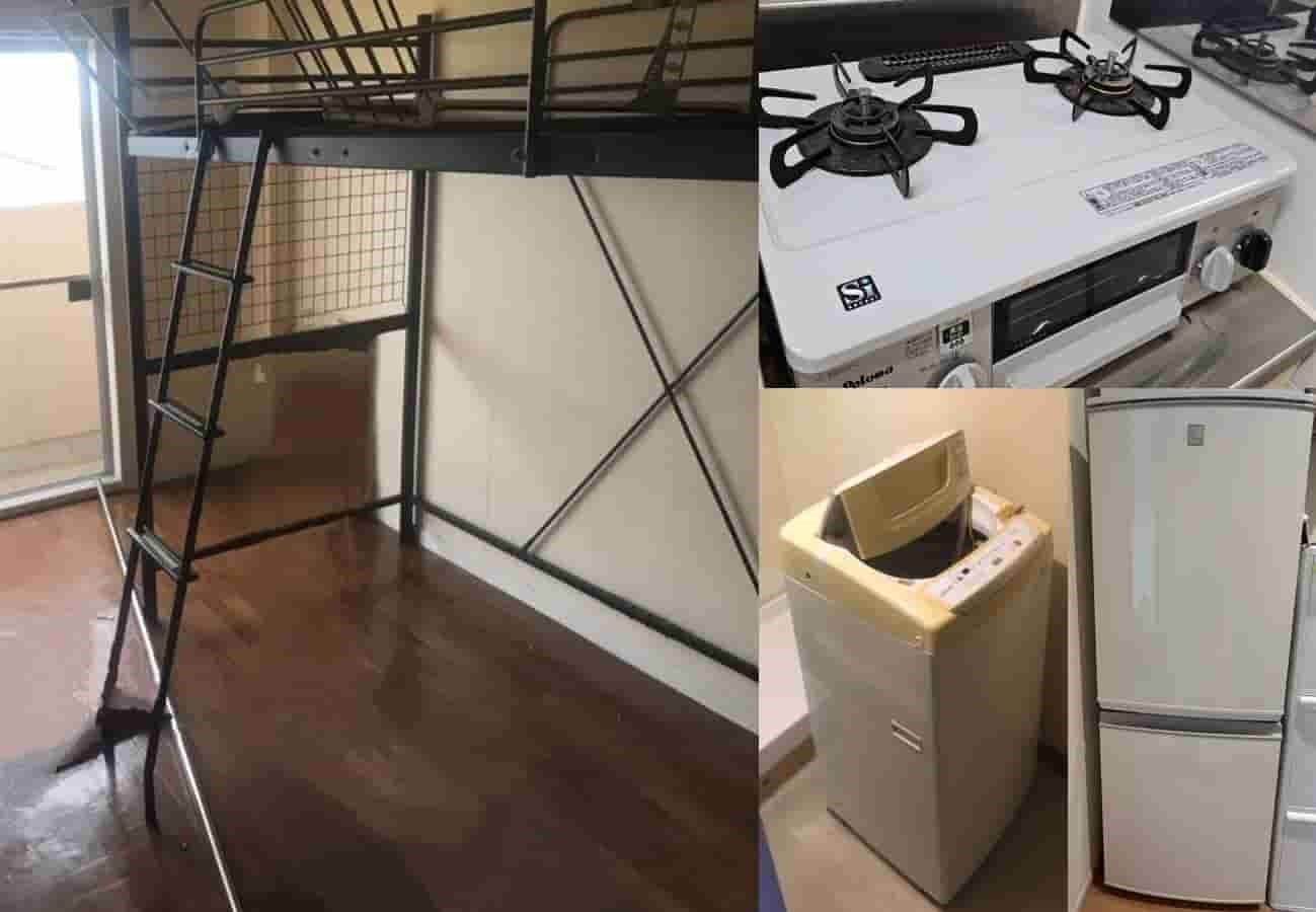 大府市 T様】引越し後にロフトベッドと洗濯機の処分と家電の買取 