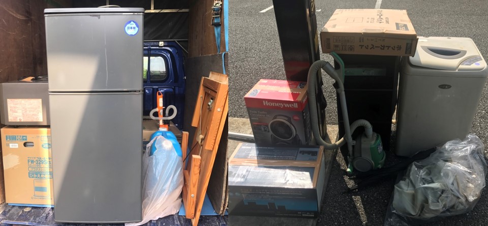 名古屋市名東区　冷蔵庫、洗濯機、その他不用品回収
