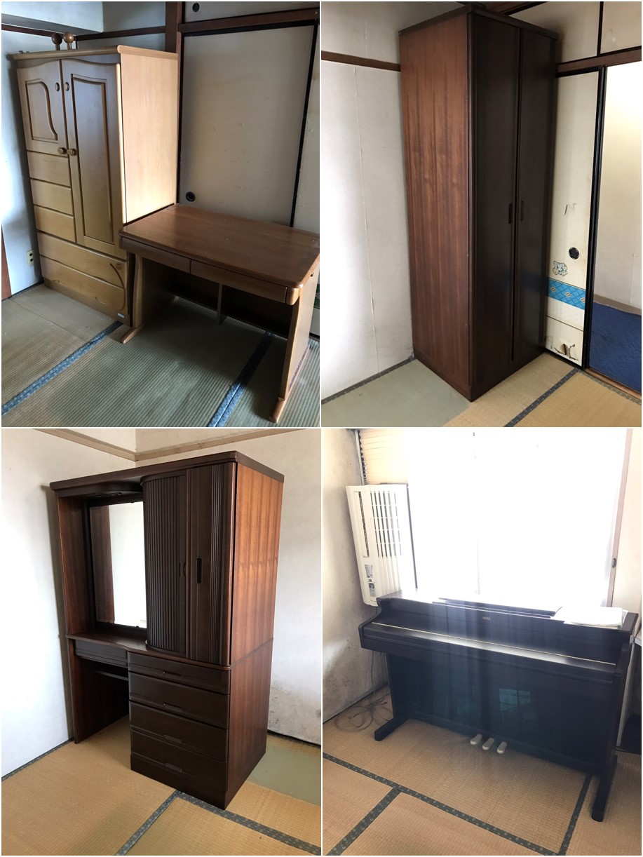 『名古屋市守山区Y様』　家具、電子ピアノの回収
